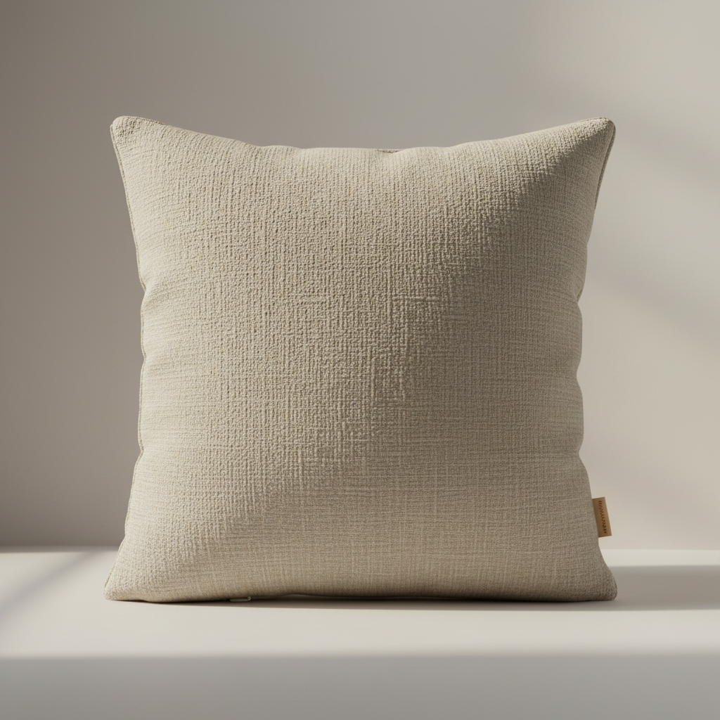 Linen-Style Decorative Pillow Cover