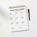 Weekly Meal Planner Pad
